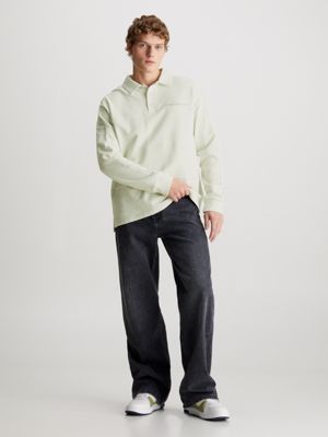 Rugby-Shirt mit strukturiertem Streifenmuster Calvin Klein 