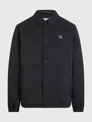 Calvin klein institutional logo deals coach jacket