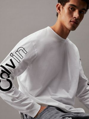 Camiseta manga larga calvin klein hombre sale