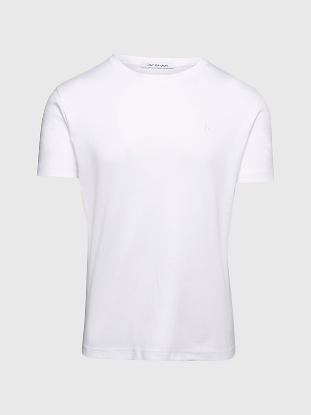 BRIGHT WHITE Super Slim T-shirt for men CALVIN KLEIN JEANS