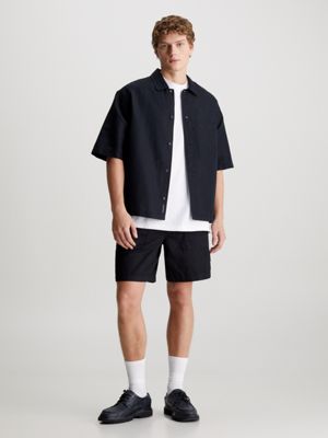 Calvin klein linen outlet shorts