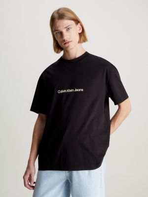 Calvin Klein Camiseta de manga larga con bolsillo para hombre, Heavyweight