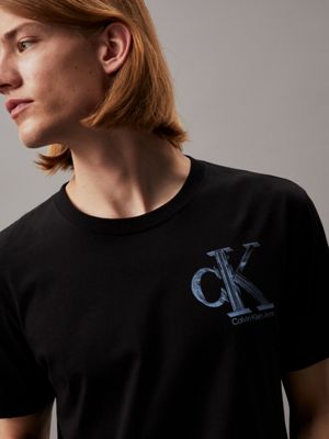 Calvin Klein Jeans CK Logo Monogram All Over Tee Black T-Shirt