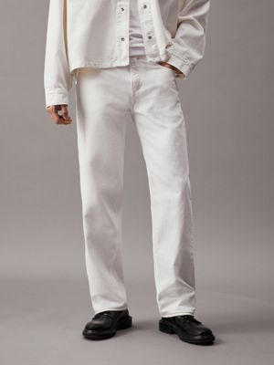 White jeans shop calvin klein