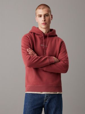 Calvin klein hoodie rood sale