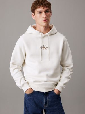 Fleece Monogram Hoodie Calvin Klein J30J325629YBI