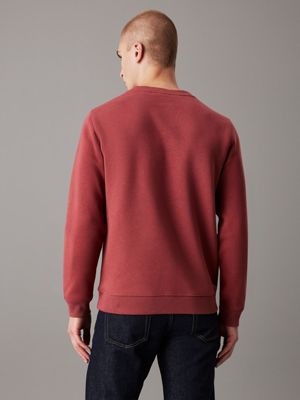 purple monogram sweatshirt for men calvin klein jeans