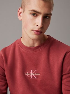 apple butter monogram sweatshirt for men calvin klein jeans