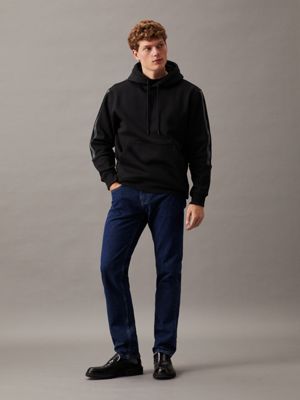 Calvin klein tape fleece hoodie sale