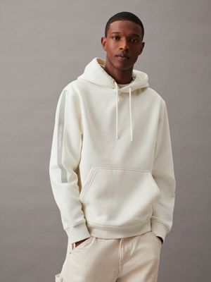 White Men s Sweatshirts Hoodies Calvin Klein