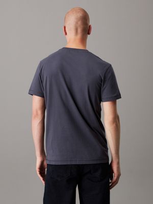 ebony monogram t-shirt for men calvin klein jeans