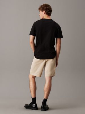 ck black monogram t-shirt for men calvin klein jeans