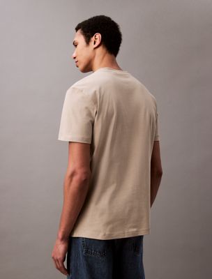 aluminum monogram t-shirt for men calvin klein jeans