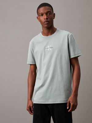 Grey calvin klein tshirt hotsell