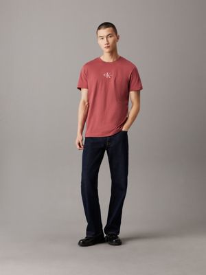 apple butter monogram t-shirt for men calvin klein jeans