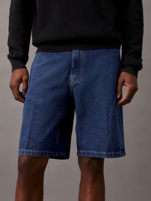 denim tailored denim shorts for men calvin klein jeans