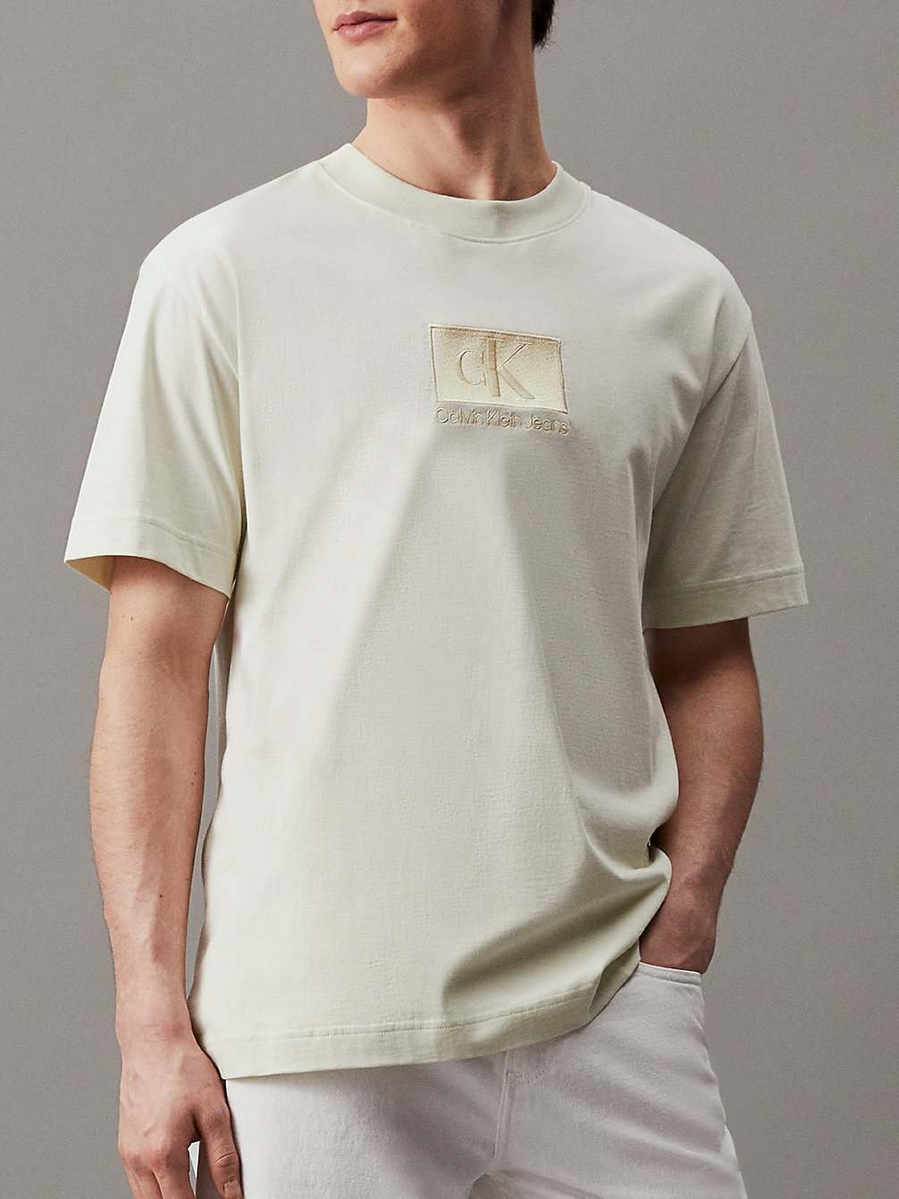 ICICLE T-Shirt Con Stemma Taglio Relaxed undefined Uomini Calvin Klein