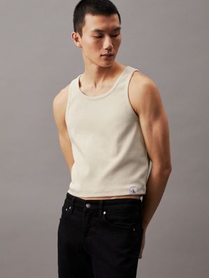 Ribbed Cotton Tank Top Calvin Klein®