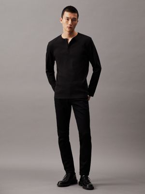 Calvin klein outlet henley t shirt