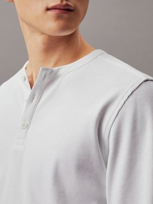 Calvin klein henley clearance shirt