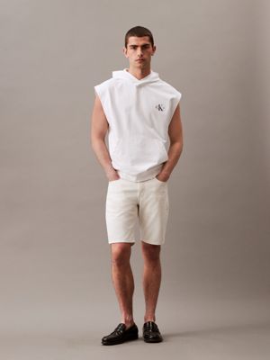 denim slim denim shorts - pride for men calvin klein jeans