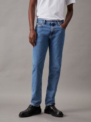 denim authentic straight jeans for men calvin klein jeans