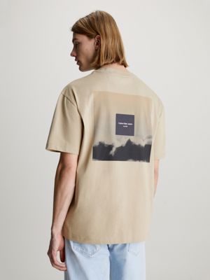 COLLUSION - T-shirt à imprimé graphique au dos et à manches courtes - Chocolat