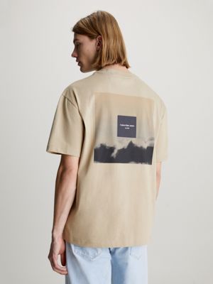 travertine photo print t-shirt for men calvin klein jeans