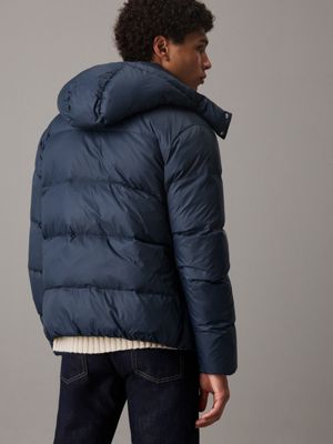 Down hooded puffer jacket best sale