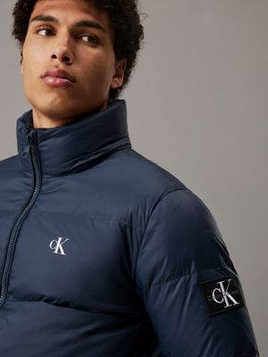 ink hooded down puffer jacket for men calvin klein jeans