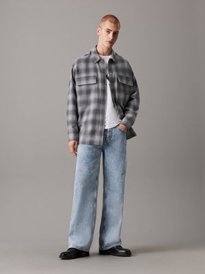 denim light 90's loose jeans for men calvin klein jeans