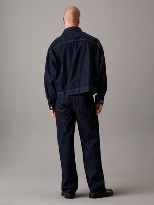 jean 90's loose denim dark pour hommes calvin klein jeans