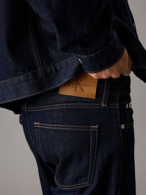 denim dark 90's loose jeans for men calvin klein jeans