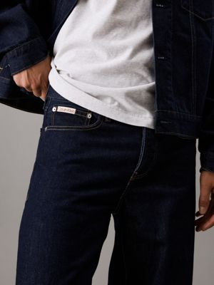 denim dark 90's loose jeans for men calvin klein jeans