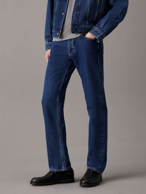 denim standard straight jeans for men calvin klein jeans