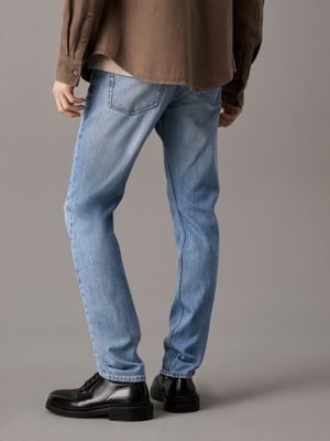 slim tapered jeans denim light pour hommes calvin klein jeans