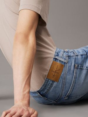 slim tapered jeans denim light pour hommes calvin klein jeans