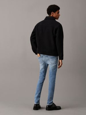 denim jeansy skinny dla mężczyźni - calvin klein jeans