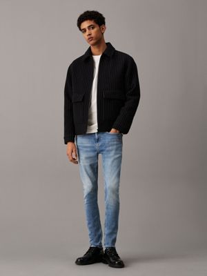 jean skinny denim light pour hommes calvin klein jeans