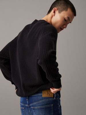 slim tapered jeans denim dark pour hommes calvin klein jeans