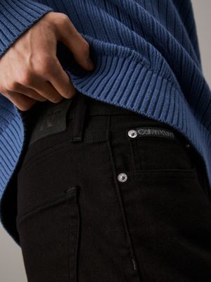 denim black dad jeans für herren - calvin klein jeans