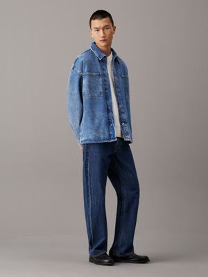 Oversized denim overhemdjack Calvin Klein J30J3260231A4