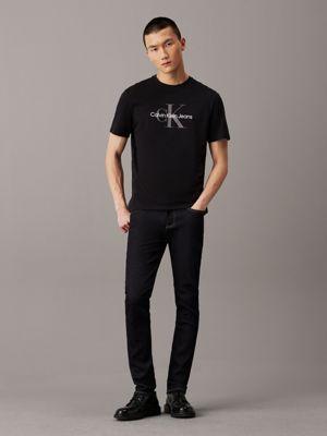 denim rinse skinny jeans for men calvin klein jeans