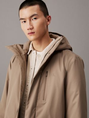 Technical Hooded Parka Coat Calvin Klein® | J30J326085PBX