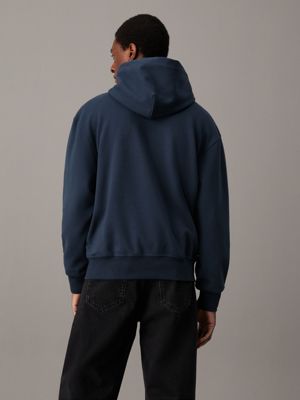 ink relaxed zip up hoodie for men calvin klein jeans