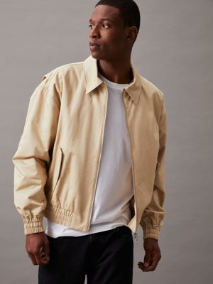 Calvin klein beige jacket deals