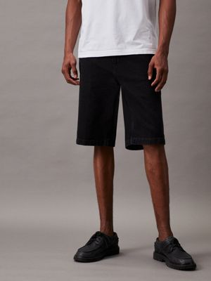 denim denim trouser shorts for men calvin klein jeans