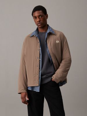 Relaxed Padded Shirt Jacket