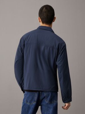 ink relaxed padded shirt jacket for men calvin klein jeans