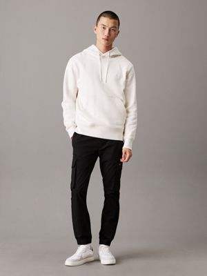 ck black skinny ripstop cargobroek voor heren - calvin klein jeans